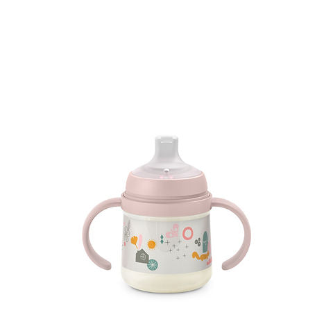 Vaso de boquilla blanda +6m Park rosa