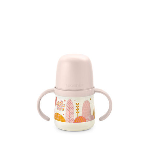 Vaso de boquilla blanda +6m rosa