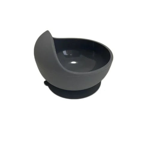 Bowl con ventosa gris oscuro Storki