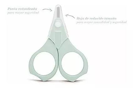Tijera cortauñas verde Suavinex