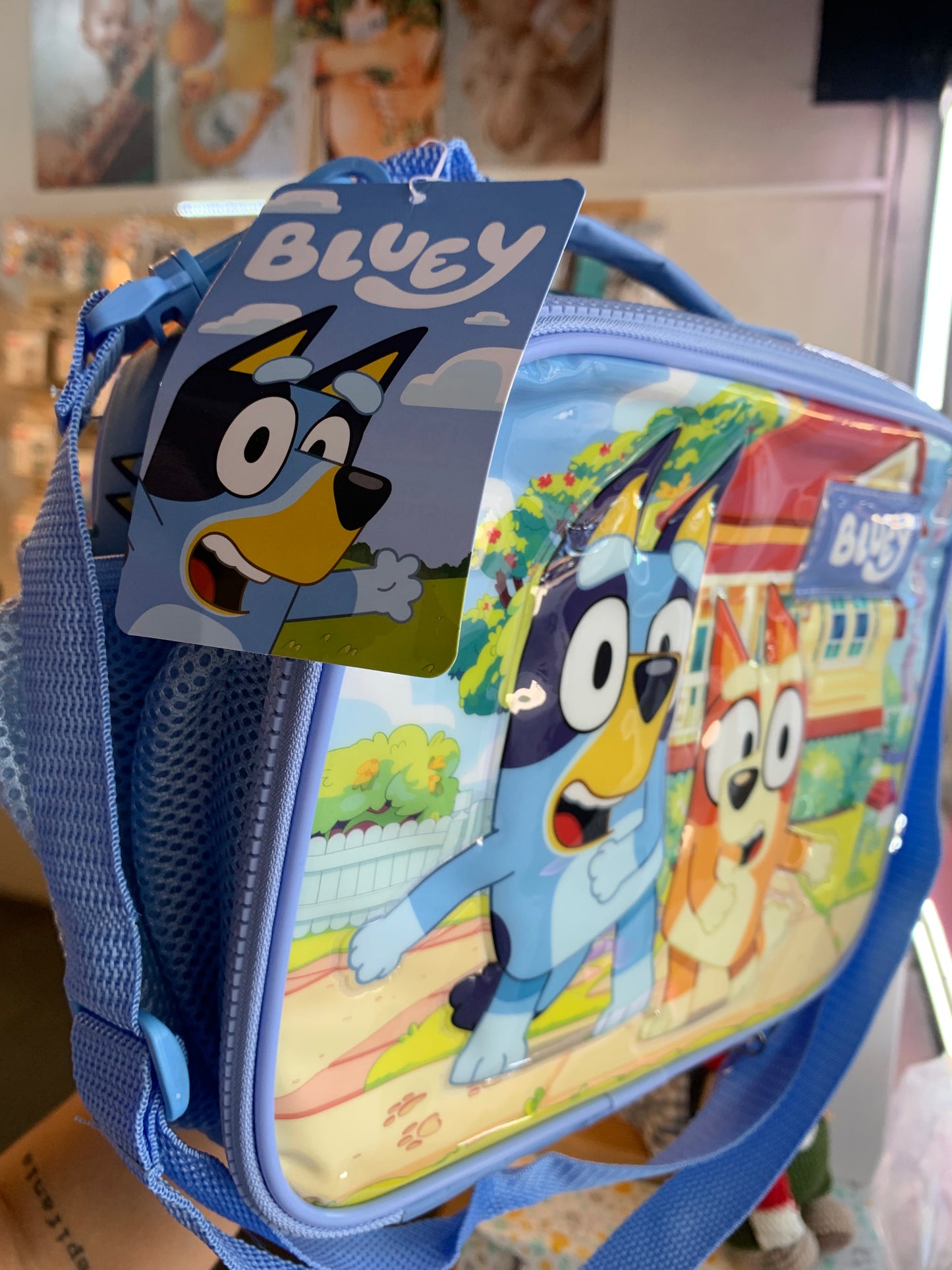 Lonchera Bluey azul