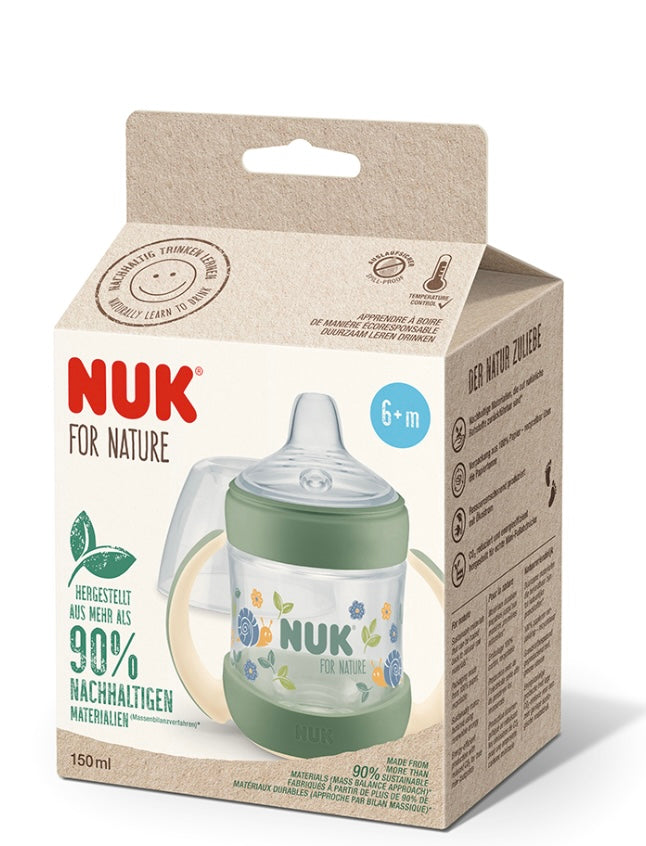Vaso de Aprendizaje +6 meses verde Nuk For Nature