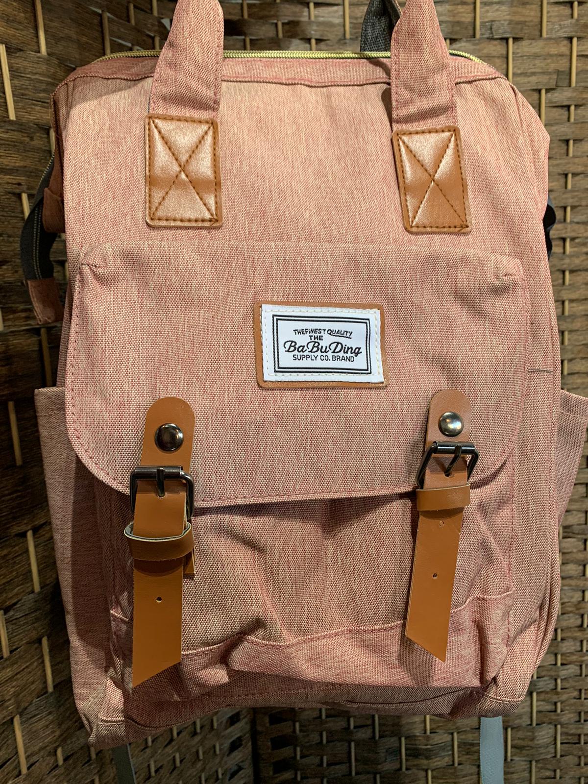 Mochila maternal Rosa