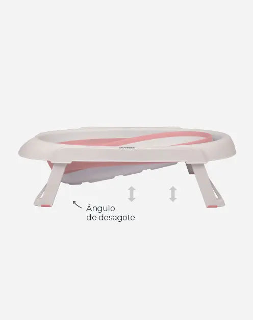 Bañito plegable Carestino rosa