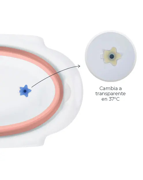Bañito plegable Carestino rosa