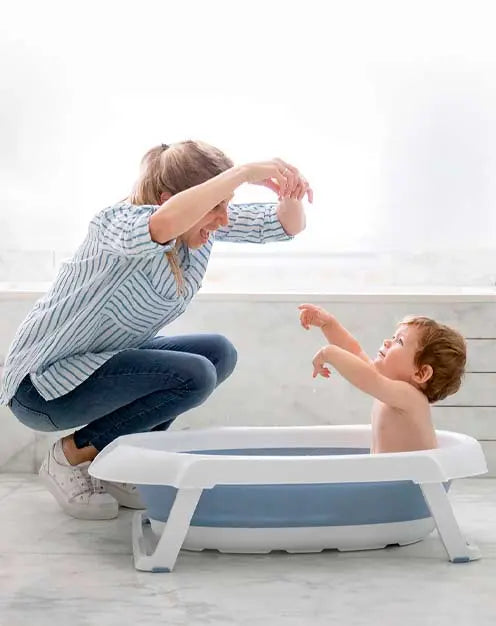 Bañito plegable Carestino celeste