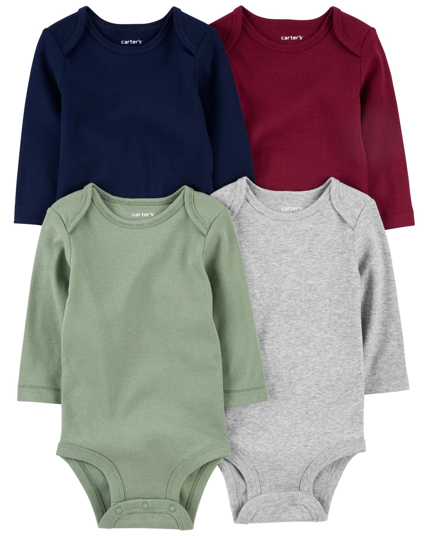 Pack cuatro bodies Carter´s NB