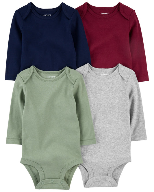 Pack cuatro bodies Carter´s NB