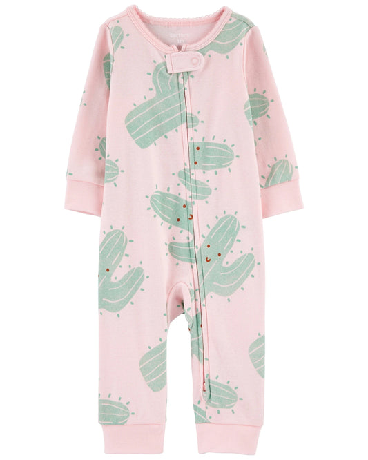 Pijama una pieza de algodón, diseño cáctus Carter´s