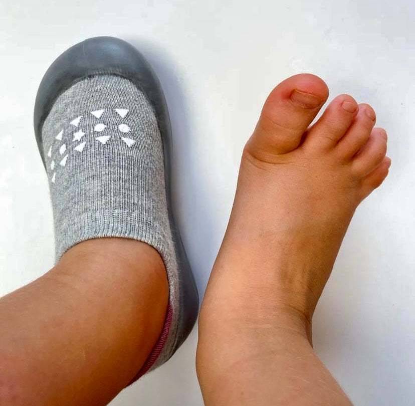 Zapatos Bamba gris 14.5cm