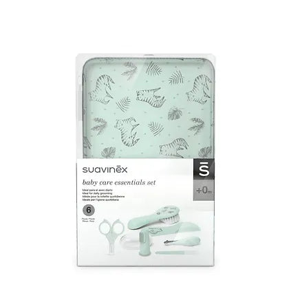 Set de Higiene verde con gatitos