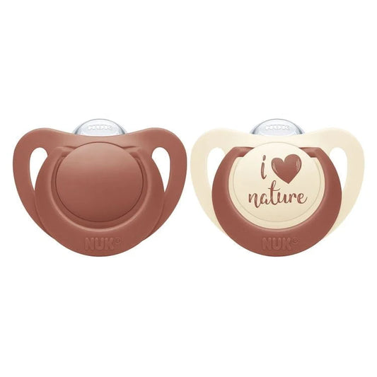 Pack 2 chupetes Nuk for nature Teja 6-18m