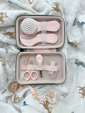 Set de Higiene nubes rosa