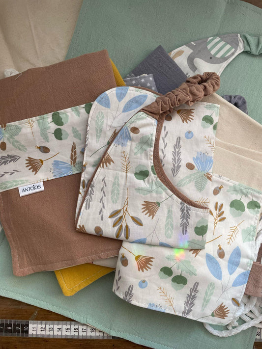 Kit Jardín hojas del bosque marrón